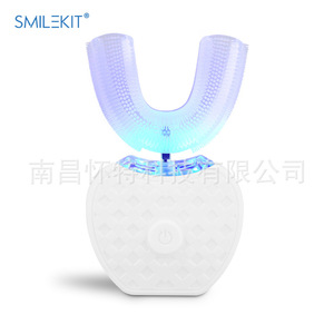 Cepillo de dientes eléctrico, cepillo de dientes recargable en forma de U, dispositivo para blanquear los dientes - Product Image 3