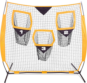 Filet d'entraînement de football 3 trous de haute qualité, portable pour jardin et terrain, filet de cible de football robuste pour les exercices de tir - Product Image 1