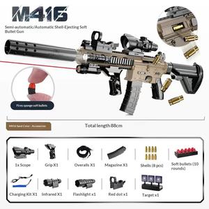 Senapan Mainan Listrik Profesional Canggih untuk Dewasa, Senapan Mainan Tentara M416 AKM47, Senapan Mainan Nurf, Senapan Mainan Peluru Tahan Air, Senapan Mainan BB - Product Image 6