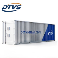 Centre de données conteneurisé préfabriqué 20FT/40FT, avec UPS modulaire intégré, DCIM et système de refroidissement de précision