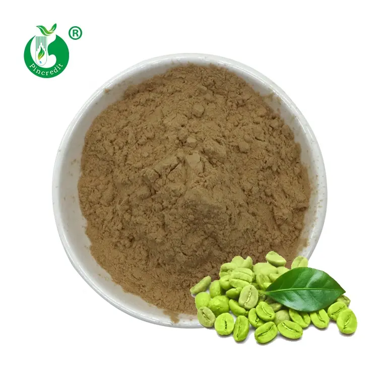 GMP Factory Supply 50% Chlorogenic Acid Green Coffee Bean Extract Powder
