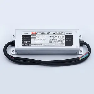 MeanWell ELG-100-24A-3Y 4A 24V 100W للماء IP67 يعني حسنا يقودها سائق ل LED قطاع