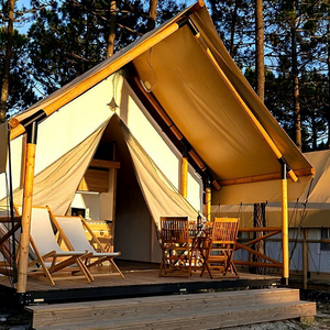 Tente de toit de luxe pour hôtel, extérieure, imperméable, indice 3000 mm, résistante à la pluie, protection solaire, quatre <span class=keywords><strong>saisons</strong></span>, tissu Oxford 900D, grande tente - Product Image 5