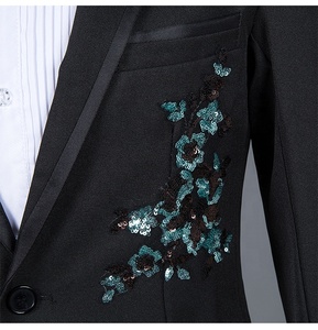 <span class=keywords><strong>Costume</strong></span> abito paillettes abito da scena coro abito da uomo cantante ospite abito maschio adulto - Product Image 5