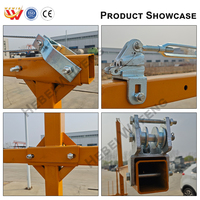 Plateforme suspendue écologique Hebei Wufeng ZLP630 peinte par pulvérisation, 630 kg, 1,5 kW, pour travaux de construction sur les campus universitaires