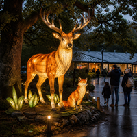 Lanterne d'animaux personnalisée pour les zoos et les parcs de faune sauvage