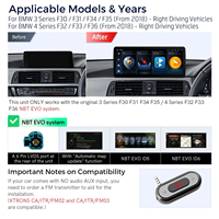XTRONS para BMW F30 F31 F32 F33 F34 F35 F36 G20 Android 13 64GB AutoRadio Pantalla Carplay Android Auto 4G LTE Reproductor de Auto de 12.3 Pulgadas