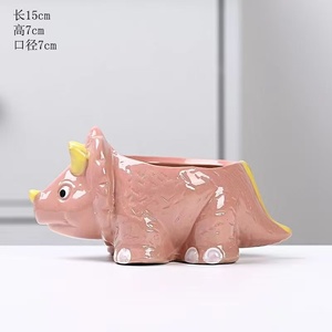 <span class=keywords><strong>Maceta</strong></span> de Cerámica con Diseño Creativo de <span class=keywords><strong>Dinosaurio</strong></span>, con Orificio de Drenaje, para Plantas Suculentas y Carnosas, Decoración para Hogar y Jardín - Product Image 5