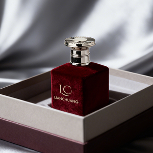 Tốt Nhất Bán Phụ Nữ Của Độc Quyền Thủy Tinh Màu Đỏ Nước Hoa Chai 50Ml Hương Thơm Di Động Chai Với Chất Lượng Cao Kẽm Hợp Kim Cap Và Hộp - Product Image 3