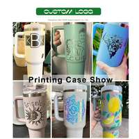 Grosir Custom 40 oz Adventure Stainless Steel Double Wall Vacuum Metal Cup Travel Coffee Mug 40oz Tumbler Dengan Pegangan
