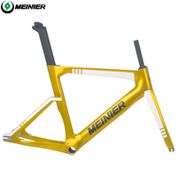 Cadre de vélo de piste en carbone intégral T47, cadre de vélo de route en carbone à vitesse unique, cadre de vélo à pignon fixe rigide 700c