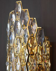 Lámpara de pared de cristal de lujo <span class=keywords><strong>con</strong></span> <span class=keywords><strong>luz</strong></span> de noche de <span class=keywords><strong>dormitorio</strong></span> <span class=keywords><strong>LED</strong></span> <span class=keywords><strong>con</strong></span> control remoto - Product Image 5