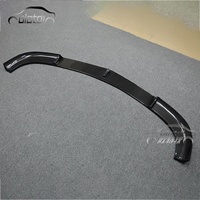 Nouvelle Lame de Pare-chocs Avant en Carbone de Haute Qualité Style V avec Aileron de Spoiler et Séparateur pour Kit Carrosserie W204 C63