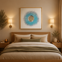 Peinture à l'huile sur toile texturée en relief, paysage, peinte à la main, de haute qualité, luxe, décoration murale pour salon, art mural pour la maison