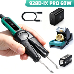Station de soudage portable YIHUA 928D-IX PD/QC avec pince à souder, 25W/60W en option, soudage de précision SMD W264 - Product Image 5
