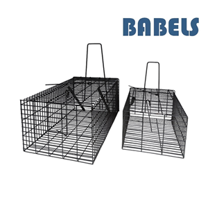 Fabrication de <span class=keywords><strong>prix</strong></span> extérieur intérieur automatique piège à rat Cage piège à souris à maille métallique noire - Product Image 4