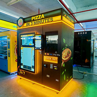 Distributeur automatique de pizzas, distributeur de pizzas entièrement automatique pour l'extérieur, distributeur de pizzas chaudes