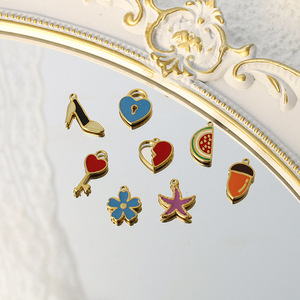 European American Style Stainless Steel 18k Gold Plated <b>Charms</b> Star <b>Moon</b> Sun Pendant Jewelry DIY Accessory - Product Image 3