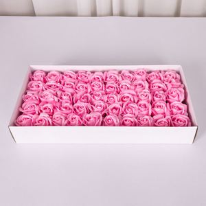 Set de Jabones de Tres Capas con Flores Artificiales de Rosa y Base, para Mujeres, Suministros para Bodas, Fiestas, Cumpleaños, Regalo de San Valentín - Product Image 5