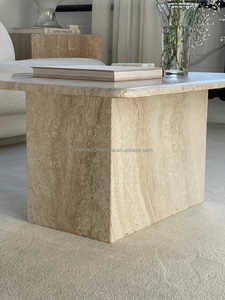 <span class=keywords><strong>Mesa</strong></span> de centro de travertino beige personalizada, muebles de piedra para sala de estar, <span class=keywords><strong>mesa</strong></span> de té de mármol, <span class=keywords><strong>mesa</strong></span> de centro de mármol - Product Image 5