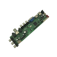 T. R83.A81 v56 Universele LCD TV moederbord, LCD moederbord met USB