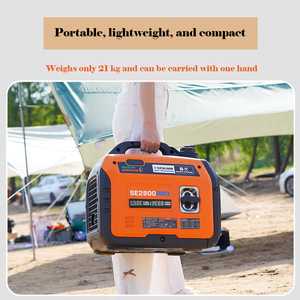 Hot 2.8KW 3KW 4KW 5KW 6KW Portable Gasoline <b>Generator</b> Silent Gasoline <b>Generator</b> Home Use Camping - Product Image 3