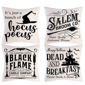 Passen Sie Black Flame Candle Company Themed dekorative Retro <span class=keywords><strong>Gothic</strong></span> Design Fledermaus Kerzen elemente Paar Kissen - Product Image 1