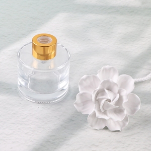 Wholesale Home Decoration Scented Aroma Plaster Air Freshener <strong>Ceramic</strong> Porcelain Flower Fragrance Essential Oil Reed <strong>Diffuser</strong> - Product Image 5