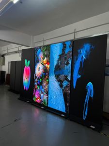 จอแสดงผล LED พับได้ในร่ม ความละเอียด 4K ความสว่าง 5000cd 178 °   แผงโฆษณา CMS ในตัวพร้อมมุมมองการมองเห็นที่หลากหลาย - Product Image 2