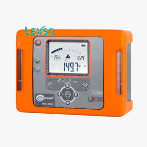 เครื่องวัดความต้านทานฉนวน Lexso รุ่น 1497 โอห์ม จอแสดงผลดิจิตอล พร้อมสายทดสอบและแคลมป์สำหรับการทดสอบทางไฟฟ้า - Product Image 4