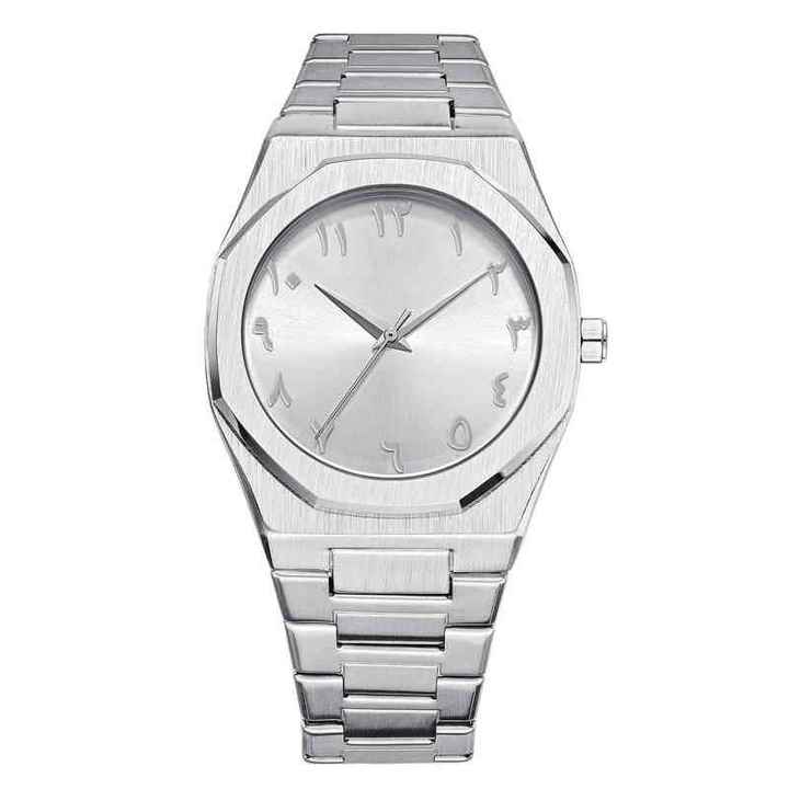 OEM Private Label Watch New Style Waterproof Arabic Numerals Dial Watch Stainless Steel Men Luxury Quartz Wirs Watches for Men