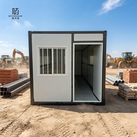 Maison conteneur pliable préfabriquée, maison mobile pliable pour chantier hôtelier