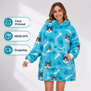 <span class=keywords><strong>Felpe</strong></span> con Cappuccio Personalizzate <span class=keywords><strong>per</strong></span> <span class=keywords><strong>Halloween</strong></span>, Stampa su Misura <span class=keywords><strong>per</strong></span> Uomo e Donna, Foto del Viso Personalizzata, Felpa Invernale Calda e Spessa in Pile, Basso MOQ - Product Image 5