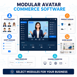 Logiciel de diffusion en direct d'avaatars IA personnalisés pour la vente de produits en ligne 24h/24 - Product Image 4