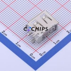 906-852A1014D10200 <b>USB</b> Connector Through hole Component (THT) Connector Type-<b>A</b> <b>USB</b> <b>2.0</b> Female Side Insert - Product Image 2