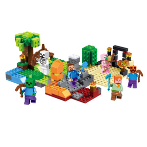 Venta caliente en stock Minecrafted Tree House My World Building Block Mini figuras juguetes educativos para niños juegos <span class=keywords><strong>de</strong></span> ladrillos - Product Image 2