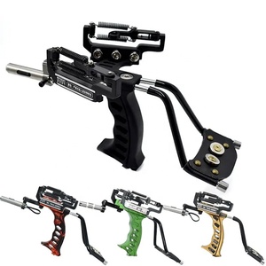 Nouvelle catapulte Huanxiu pour la <span class=keywords><strong>chasse</strong></span> et la <span class=keywords><strong>pêche</strong></span>, lance-fléchettes, lance-pierre de poignet métallique pour adultes, pour le tir sportif en extérieur - Product Image 4