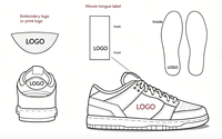 Baskets de skate rétro rayées personnalisées OEM ODM, baskets décontractées en gros à faible MOQ avec service d'échantillons pour hommes et femmes