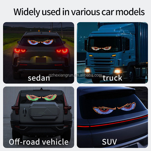 Led Car Window Devil Eye Light Led <strong>Sign</strong> for <strong>warning</strong> safety - Product Image 6