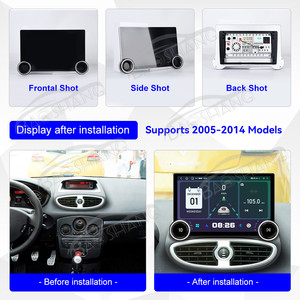 Lecteur multimédia de voiture Baoshang 11,5 pouces 2DIN pour <span class=keywords><strong>Renault</strong></span> <span class=keywords><strong>Clio</strong></span> 3 2005-2014 Android15 <span class=keywords><strong>GPS</strong></span> USB Mirror Link Commande au volant - Product Image 6