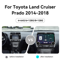 Schermo ZWNAV da 11,5 Pollici per Toyota Land Cruiser Prado 2014-2018, Autoradio Android 15, Lettore Multimediale Video, Wifi, Carplay, GPS, Navigatore