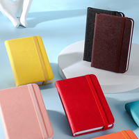 A7 Mini Pocket Notebook Umwelt freundliches B5 Size Leder Journal Thermal Custom Printed Hardcover Schüler tagebuch für den Schul gebrauch