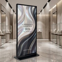 Kiosco de Señalización Digital Inteligente AIYOS con Pantalla Interactiva de Pantalla Completa, Recepcionista con IA, Pantalla Táctil LCD 4K y CMS