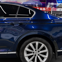 Vinilo Adhesivo para Automóviles PET Shadow Blue con Efecto de Cambio de Color, 1.52*16m, Tecnología de Drenaje de Aire, Antiarañazos, para Decoración de Carrocería