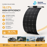 Panneau solaire flexible 200W, module haute performance pour véhicules marins et systèmes d'alimentation hors réseau