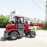 Nennlast 1,5 Tonnen Kleiner Landwirtschaftslader TL1500 Teleskop-Radlader mit EPA-Reifen 4-Takt-Motor