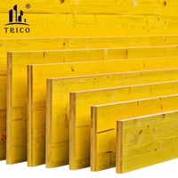 Hebei TRICO coffrage à béton étanche 21mm 27mm 3 couches contreplaqué 3 plis jaune panneau triple