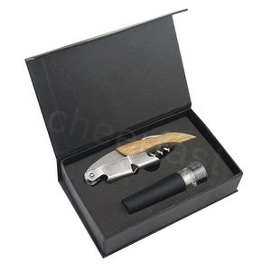 Tire-bouchon tout-<span class=keywords><strong>en</strong></span>-un Muti Function Ouvre-bouteille de serveur <span class=keywords><strong>Tonneau</strong></span> de vin <span class=keywords><strong>Bois</strong></span> de chêne naturel Tire-bouchon à vin <span class=keywords><strong>en</strong></span> <span class=keywords><strong>bois</strong></span> de chêne - Product Image 2