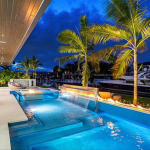 Piscines acryliques extérieures sur mesure Feuilles de plastique personnalisées uniques pour un style de vie paradisiaque améliorant le traitement de moulage de coupe - Product Image 1