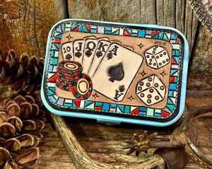 กระเป๋าใส่เครื่องประดับหนังสไตล์ตะวันตกกล่องใส่เครื่องประดับ aztec Cowgirl กระเป๋าเครื่องสำอางที่จัดเก็บได้ง่าย - Product Image 2